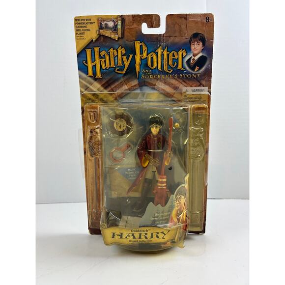 Harry Potter Quidditch Wizard Collection Figure Mattel 2001 Sealed NIB - Picture 1 of 7